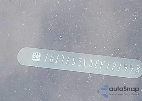 2014 Chevrolet Malibu 2Lt from USA, damaged, VIN 1G11E5SL3EF121998